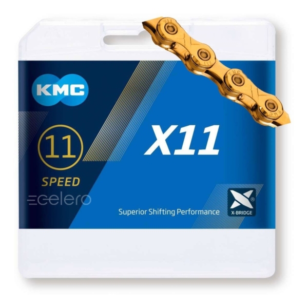 Cadena KMC X11 Ti Gold