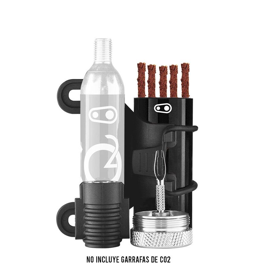 Herramienta Crank Brothers Cigar Válvula CO2 + porta Aguja/Tarugos/2 Garrafas