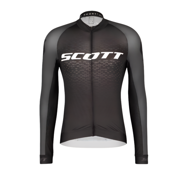 Jersey Rc Pro Scott Black Manga Larga