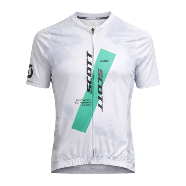 Jersey Kokuen Scott Corrientes Gris Franja Verde