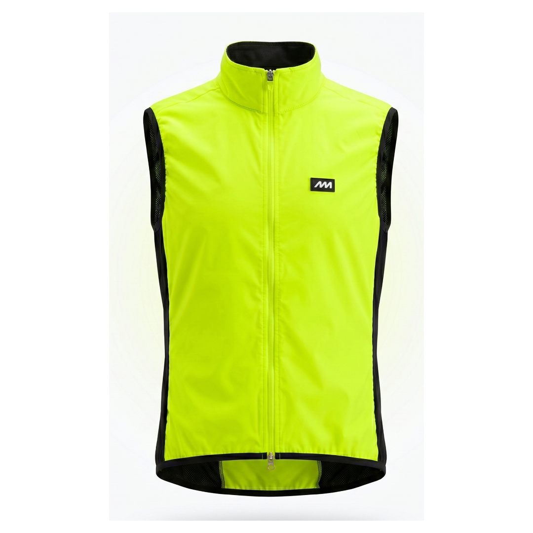 Chaleco Magenta Fund Amarillo Fluo
