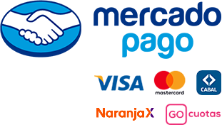 Mercado Pago, Visa, Mastercard, Cabal, Naranja X y Go Cuotas